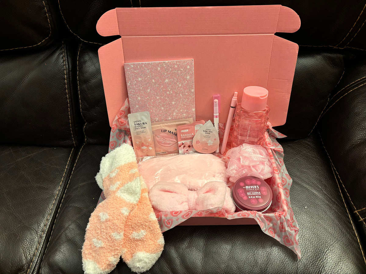 Pampered in Pink theme box