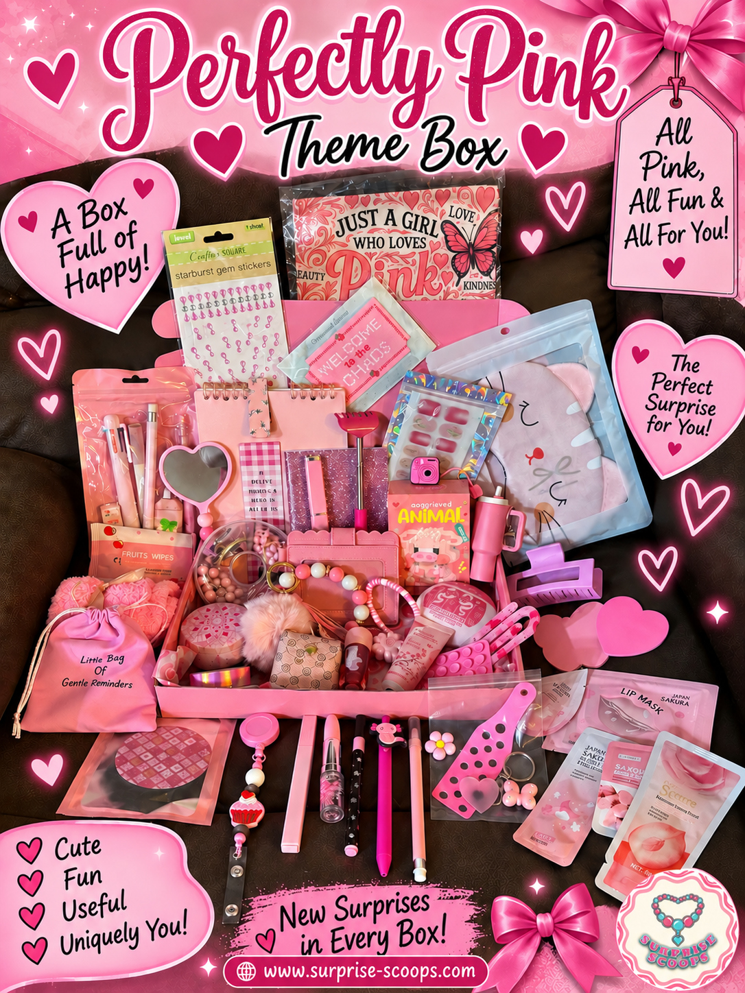 Perfectly Pink theme box